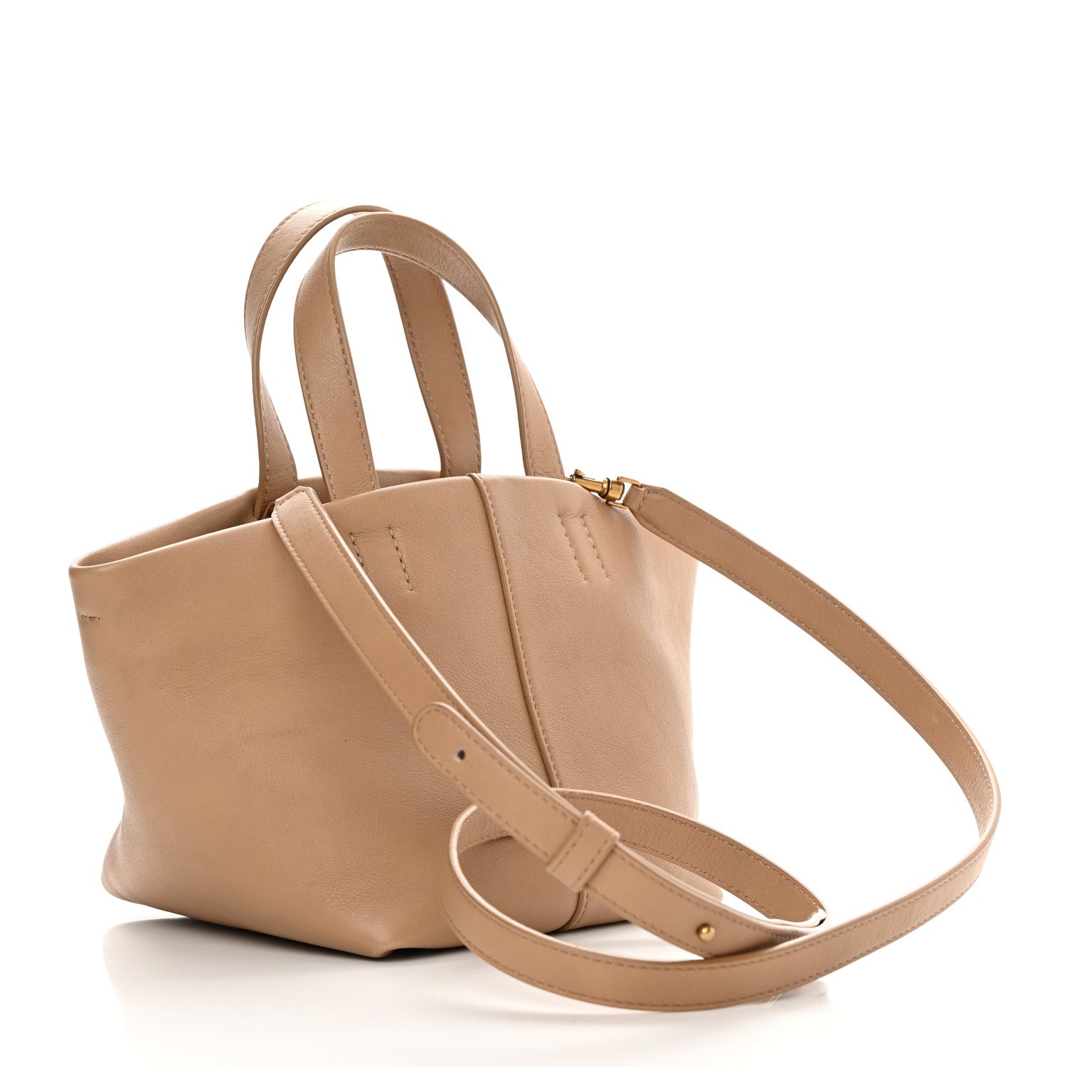 Mansur Gavriel Calfskin Mini Tulipano Bag Nocciola 3 of 10