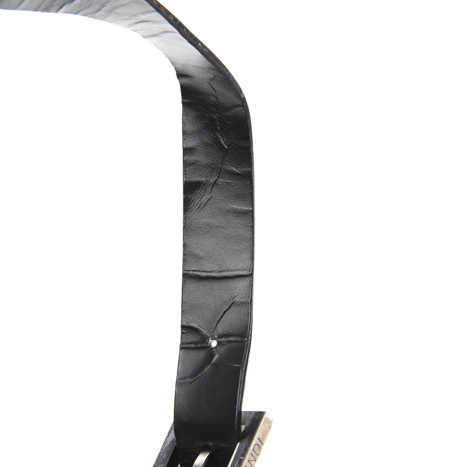 Fendi Zucchino Baguette Red Black 11 of 15