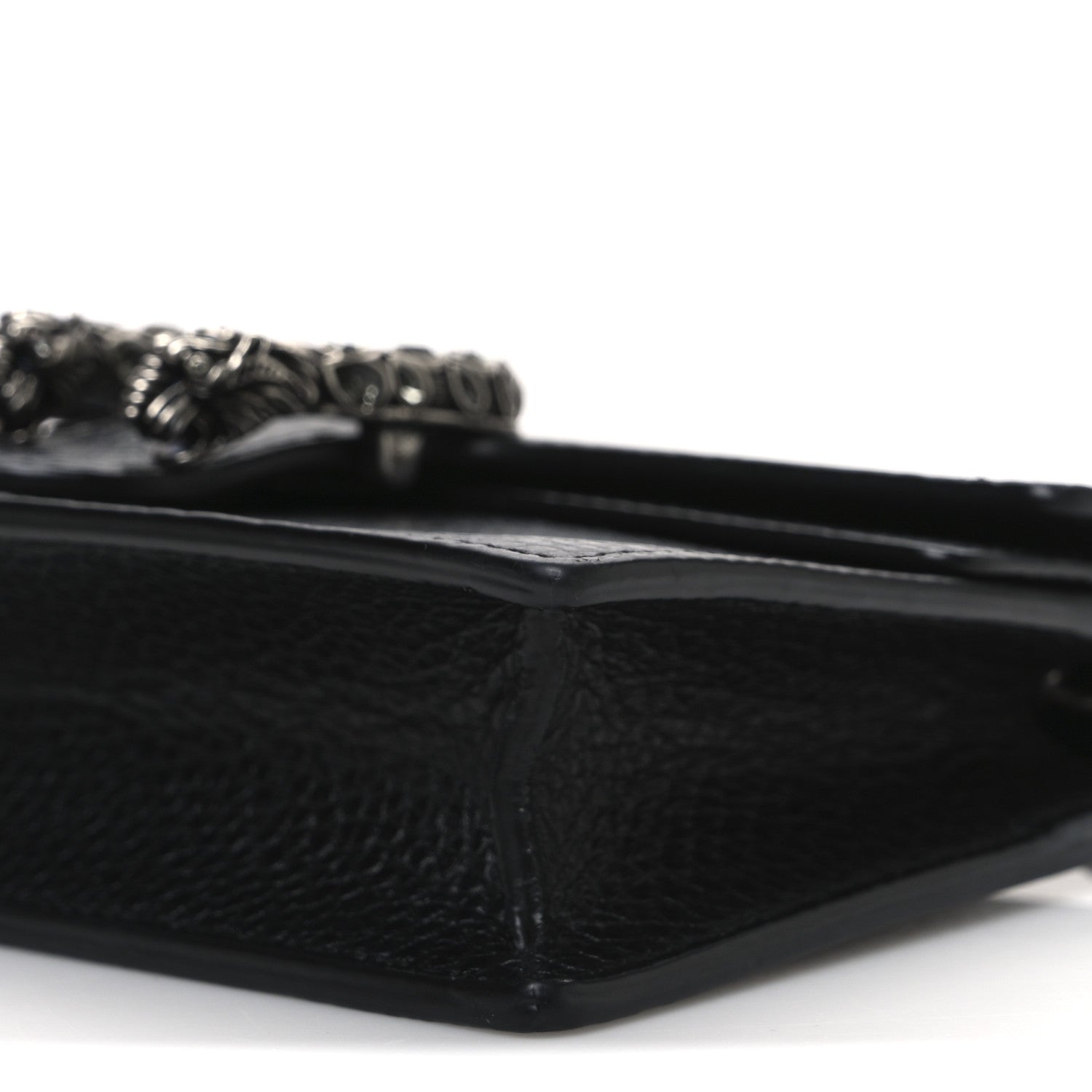 Gucci Calfskin Super Mini Dionysus Shoulder Bag Black 9 of 10