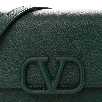 Valentino Garavani Grainy Calfskin Small VSling Shoulder Bag English Green 7 of 12
