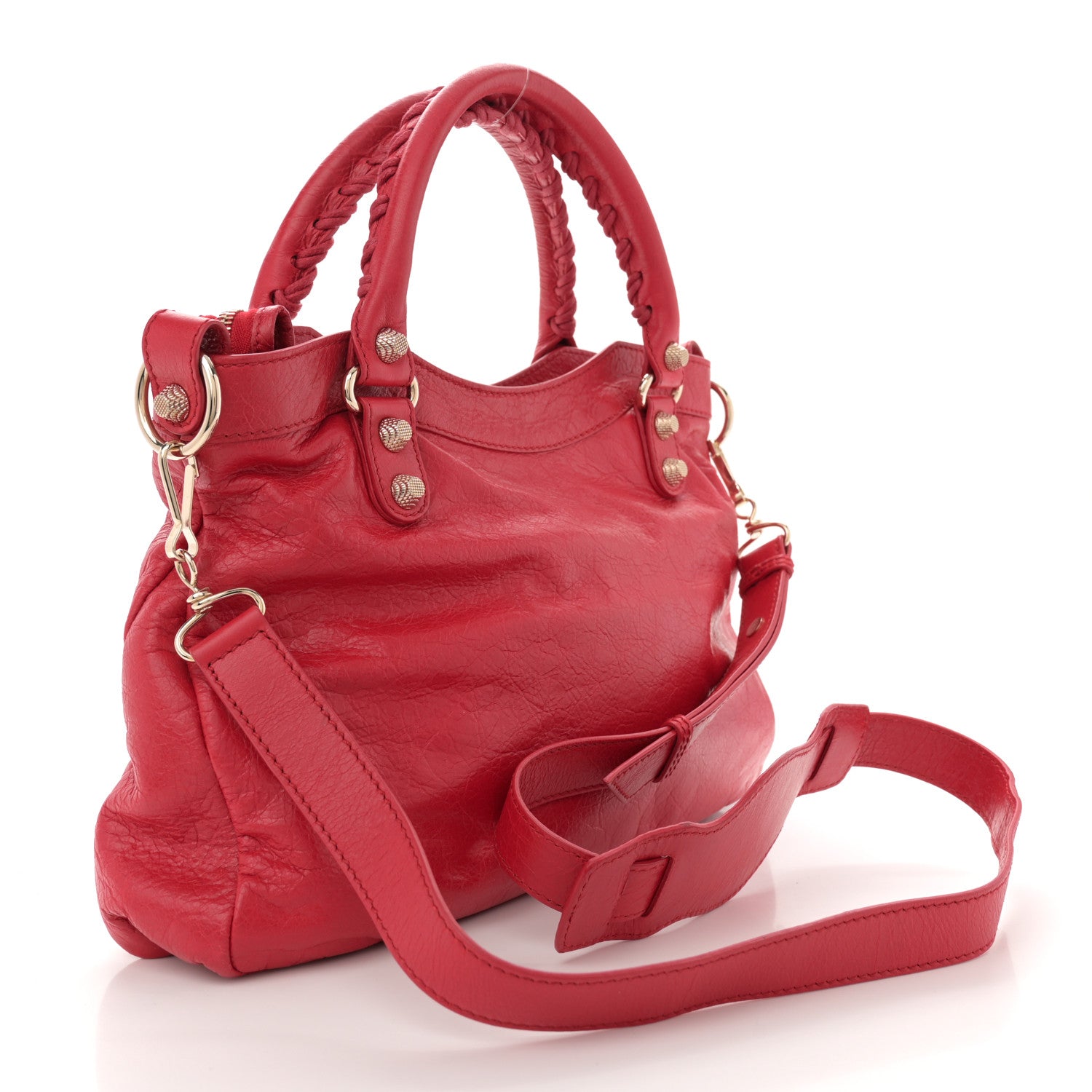 Balenciaga Agneau Giant 12 Gold Hardware Town Rouge Cardinal 2 of 9