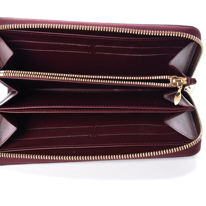 Louis Vuitton Vernis Zippy Wallet Rouge Fauviste 5 of 10