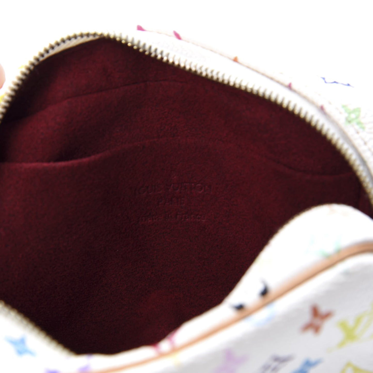 Monogram Multicolor Trousse Wapity White