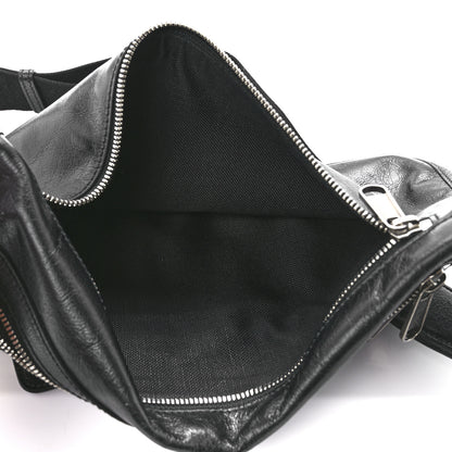 Gucci Fluffy Calfskin Morpheus Messenger Bag Black 5 of 12