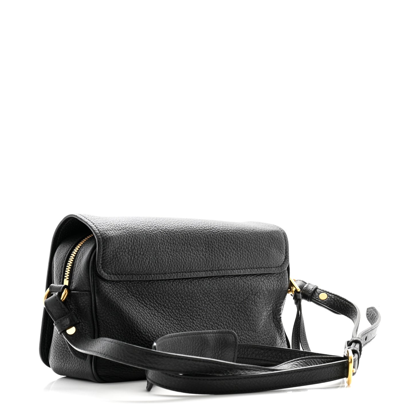 Vitello Phenix Crossbody Bag Black