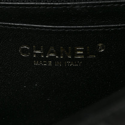 Chanel Lambskin Quilted Mini Rectangular Flap Black 6 of 9