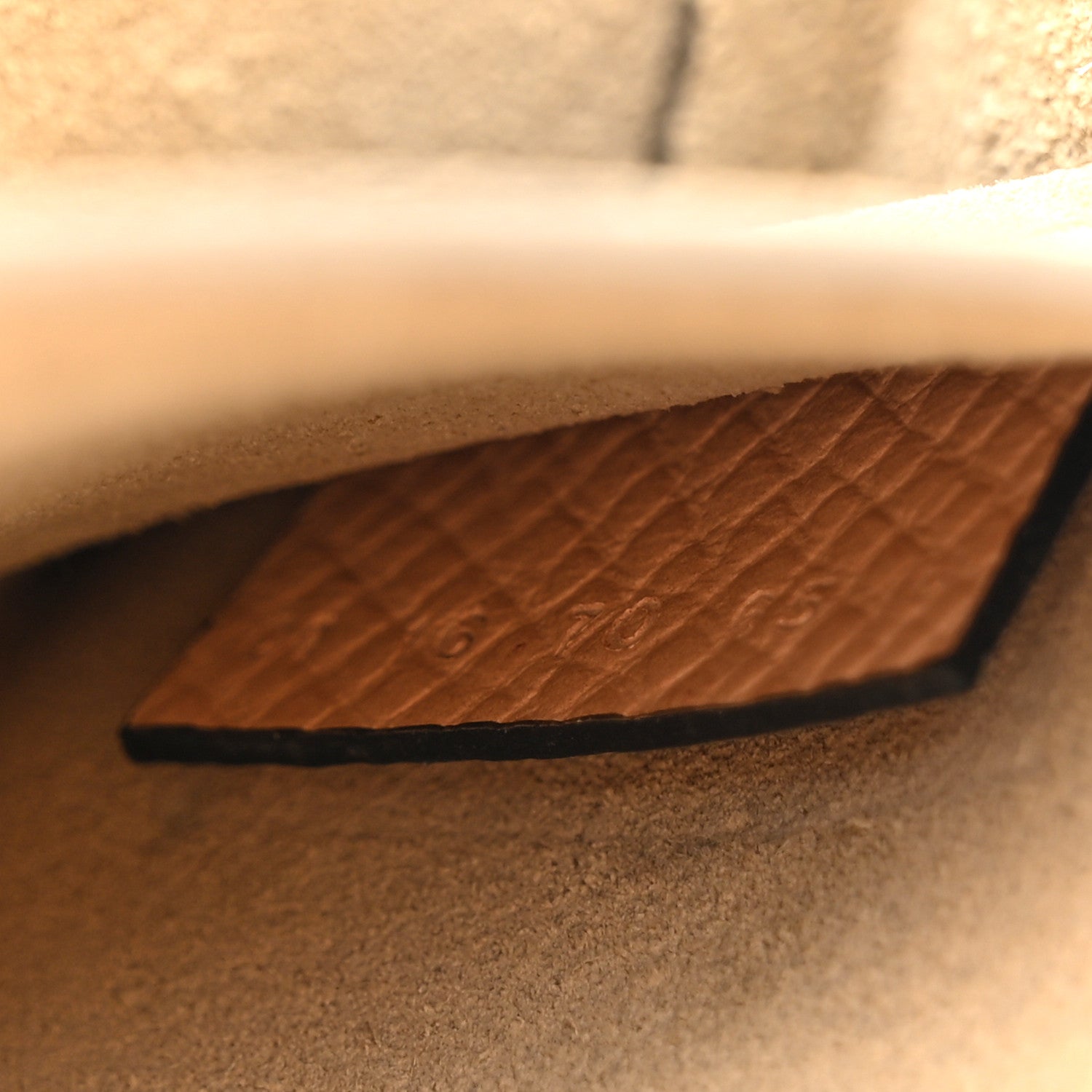 Chloe Grained Calfskin Lambskin Bi-Color Drew Shoulder Bag Powder Beige Caramel 7 of 11