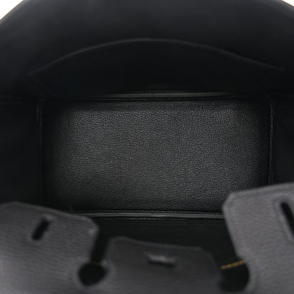 Hermes Togo Birkin 25 Black 5 of 11