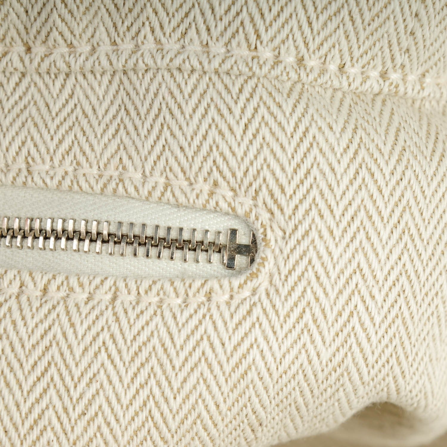 Hermes Canvas Barenia Fourbi 25 MM Pouch Naturel Fauve 6 of 8