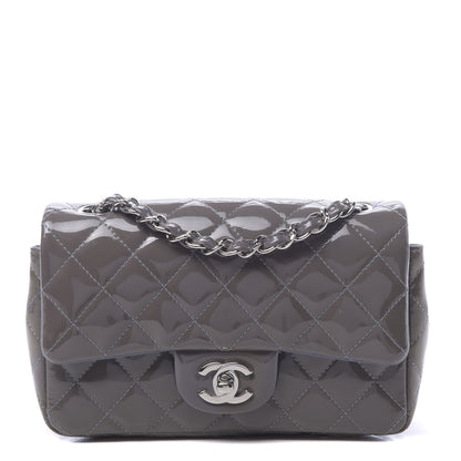 Chanel Patent Quilted Mini Flap Lavender 1 of 11