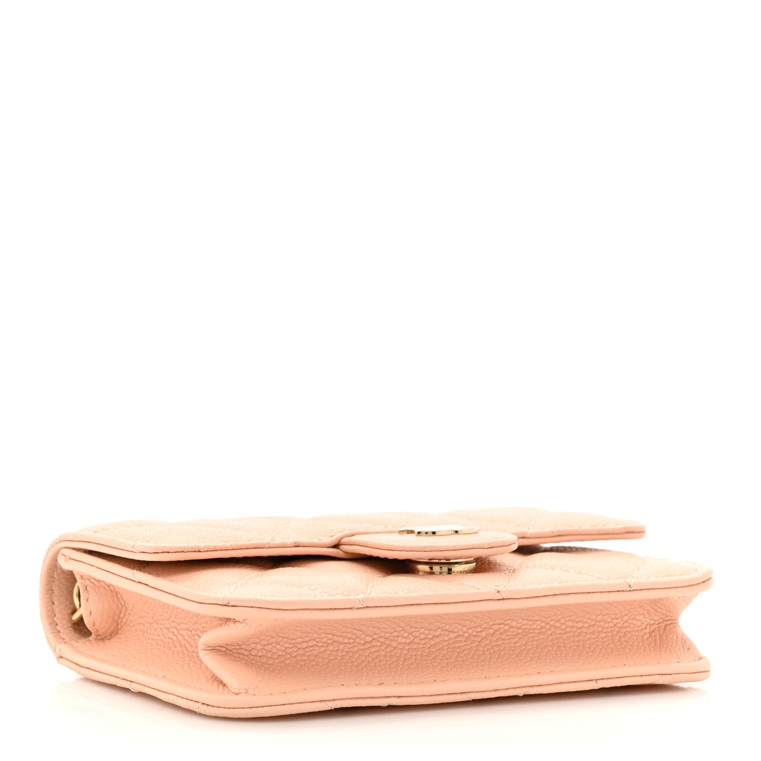 Chanel Caviar Quilted Mini Chain Bag Beige 4 of 10