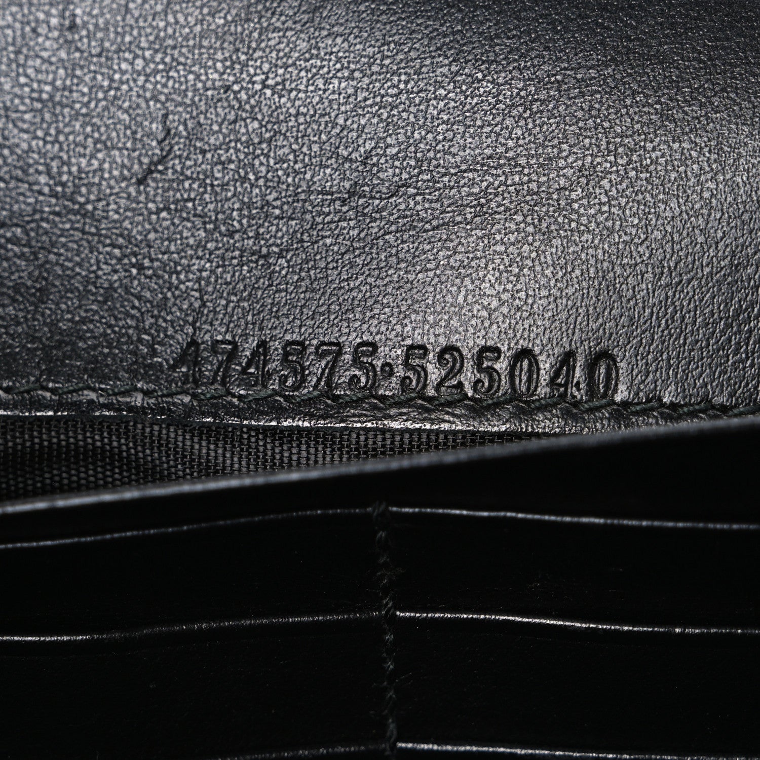 Gucci Calfskin Matelasse GG Marmont Chain Wallet Black 7 of 12