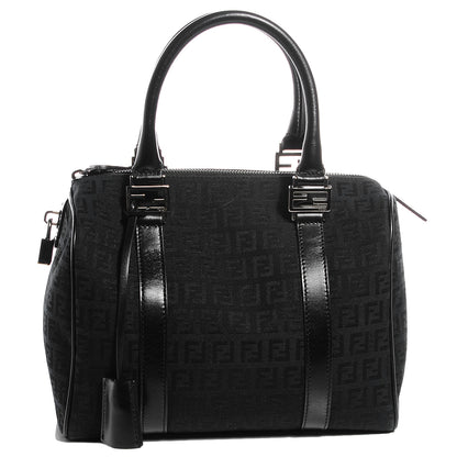 Fendi Zucchino Vitello Small Boston Black 1 of 9