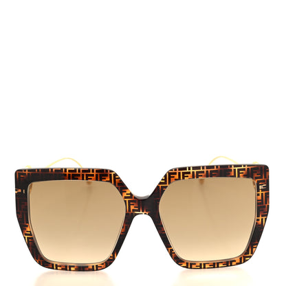Fendi Acetate Metal F is Fendi FF Butterfly Sunglasses FF 0410/S Havana 2 of 7