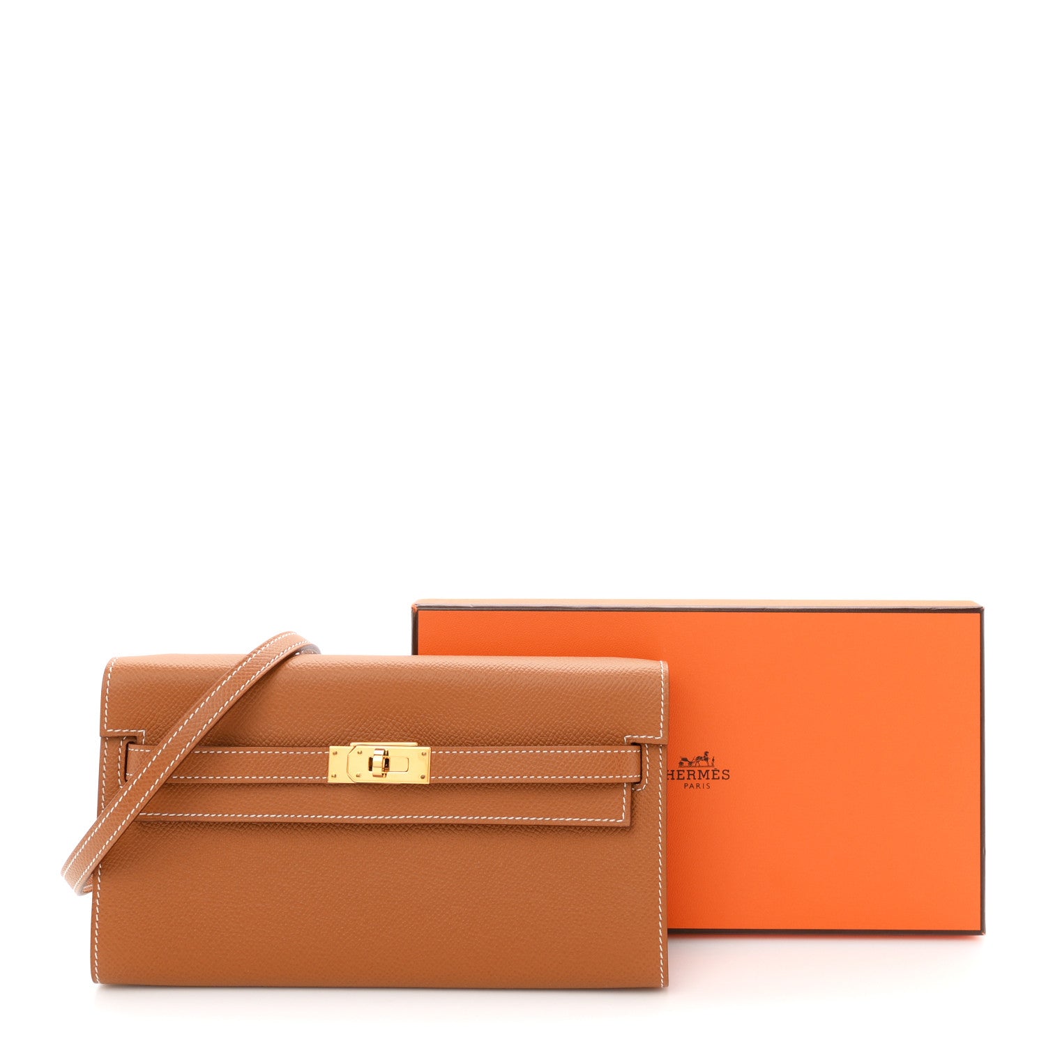Hermes Epsom Kelly Wallet To Go Gold 11 of 11