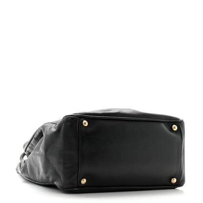 Chanel Lambskin Camellia Tote Black 4 of 12