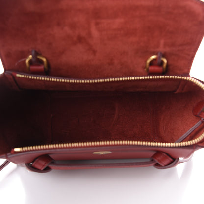 Celine Grained Calfskin Nano Belt Bag Ruby 5 of 8