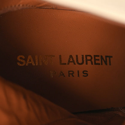 Saint Laurent Calfskin Opyum 110 Ankle Boots 37.5 Real Beige 8 of 11