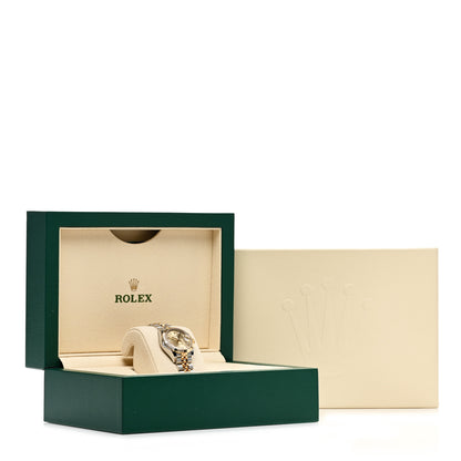 Rolex Stainless Steel 18K Yellow Gold Diamond 28mm Oyster Perpetual Datejust Watch Champagne 279173 5 of 5