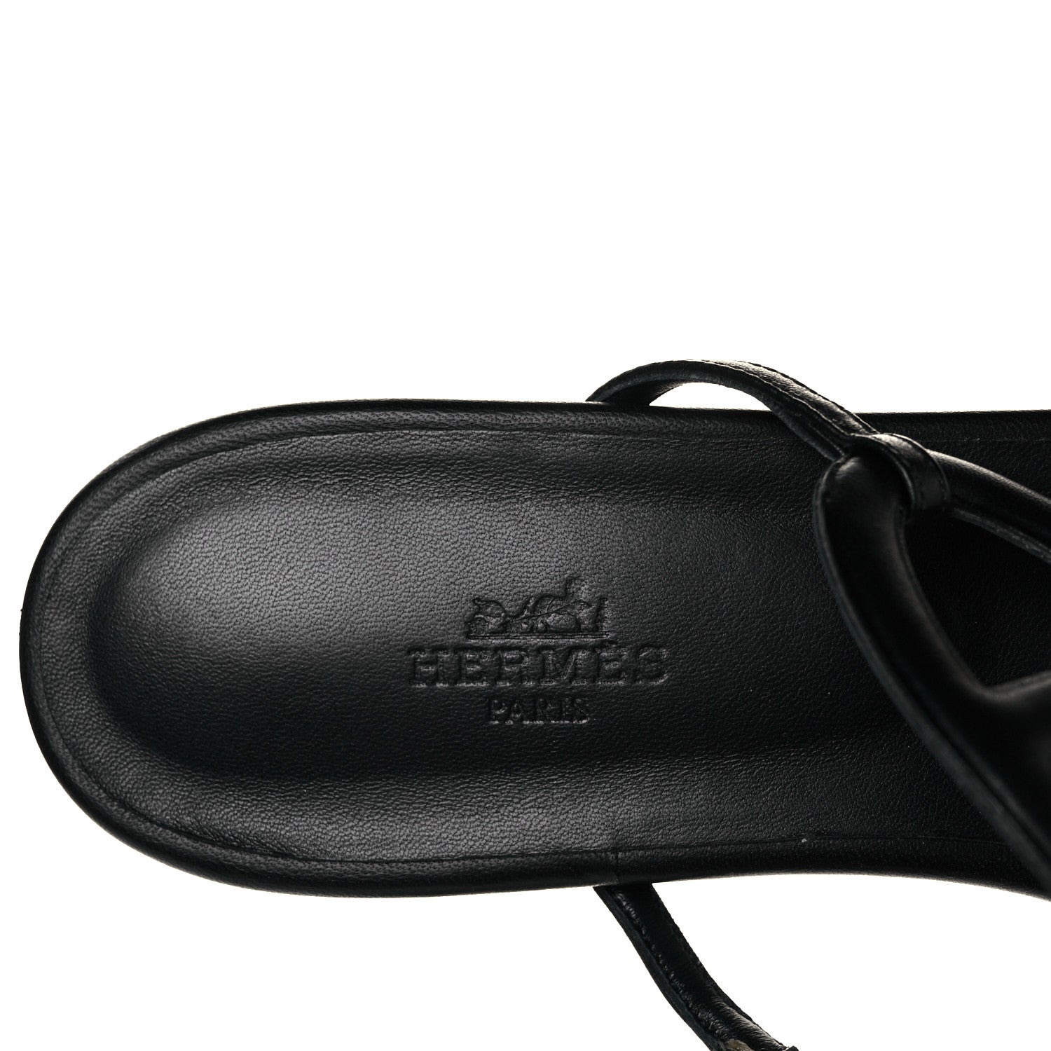 Hermes Nappa Womens Beach Sandals 41 Black 14 of 18