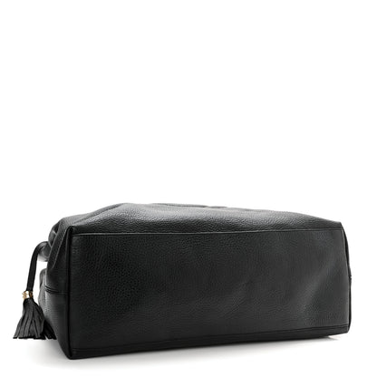 Gucci Pebbled Calfskin Large Soho Chain Shoulder Bag Black 4 of 11