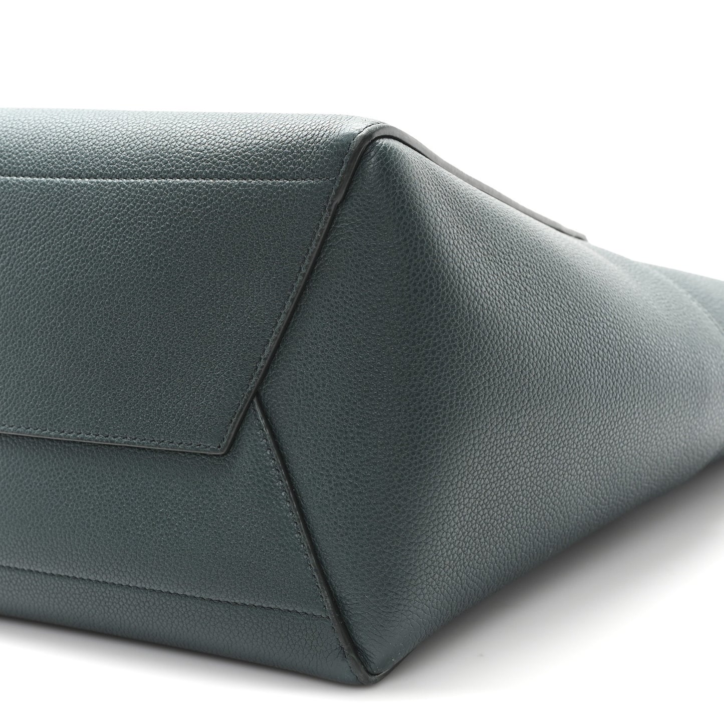 Soft Grained Calfskin Sangle Bucket Bag Amazone
