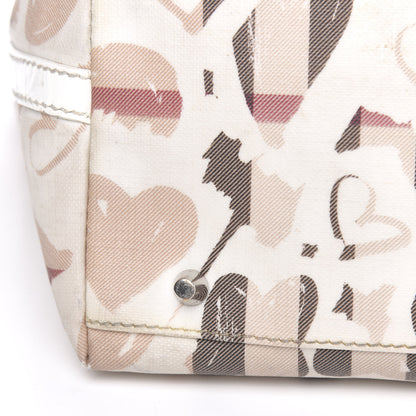 Burberry Nova Check Heart Tote White 10 of 18