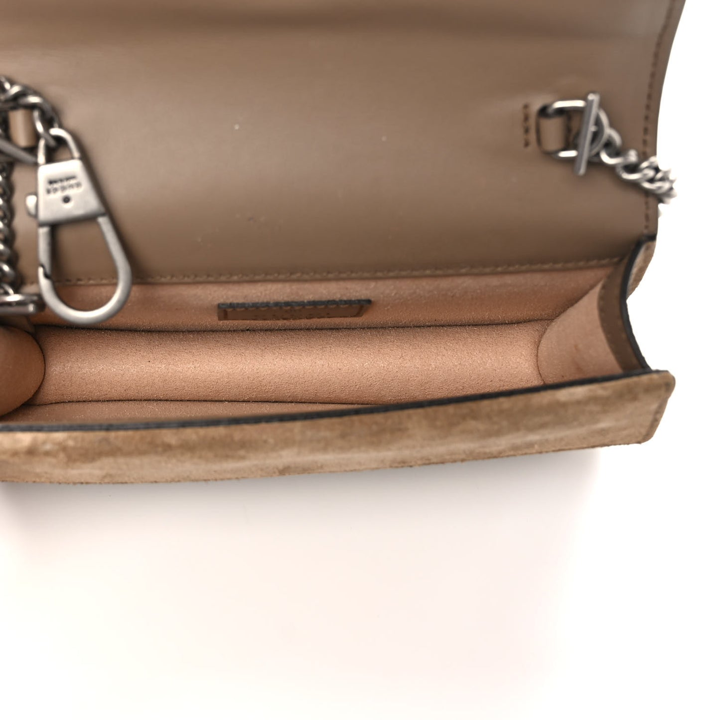 GG Supreme Monogram Super Mini Dionysus Shoulder Bag Taupe