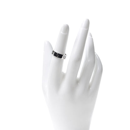 Cartier 18K White Gold 5.5mm LOVE Ring 52 6 2 of 4