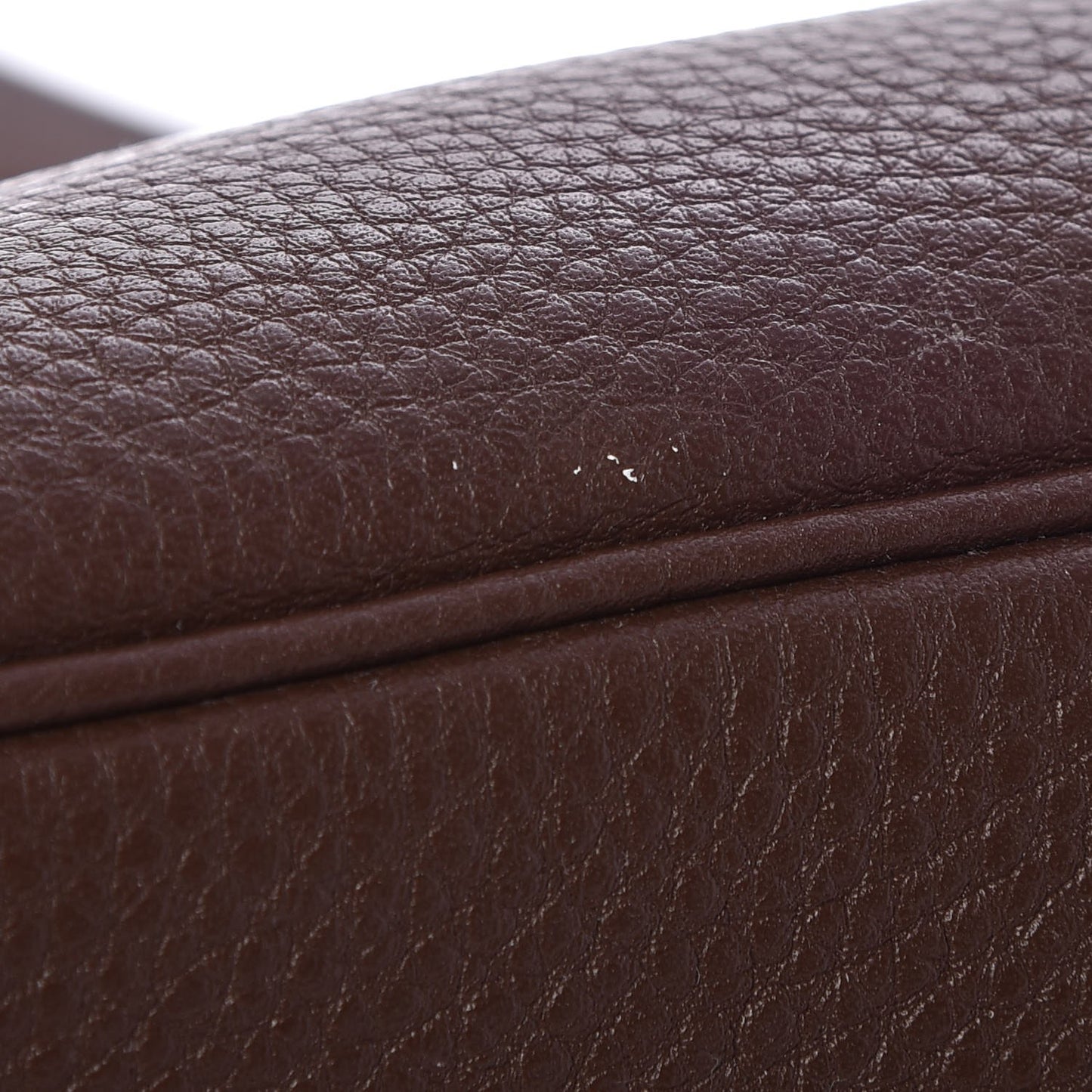 Vitello Daino Small Double Tote Bruciato Rame