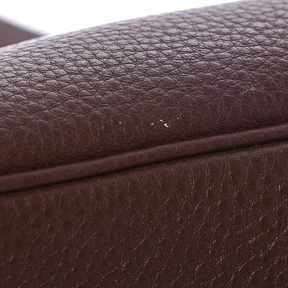 Prada Vitello Daino Small Double Tote Bruciato Rame 9 of 11