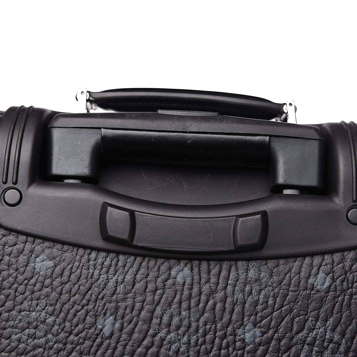 MCM Visetos Small Traveler Trolley Whelled Suitcase Black 6 of 8