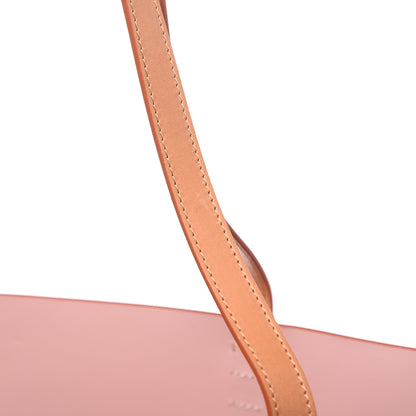 Mansur Gavriel Calfskin Small Logo Shopping Tote Cammello 12 of 13