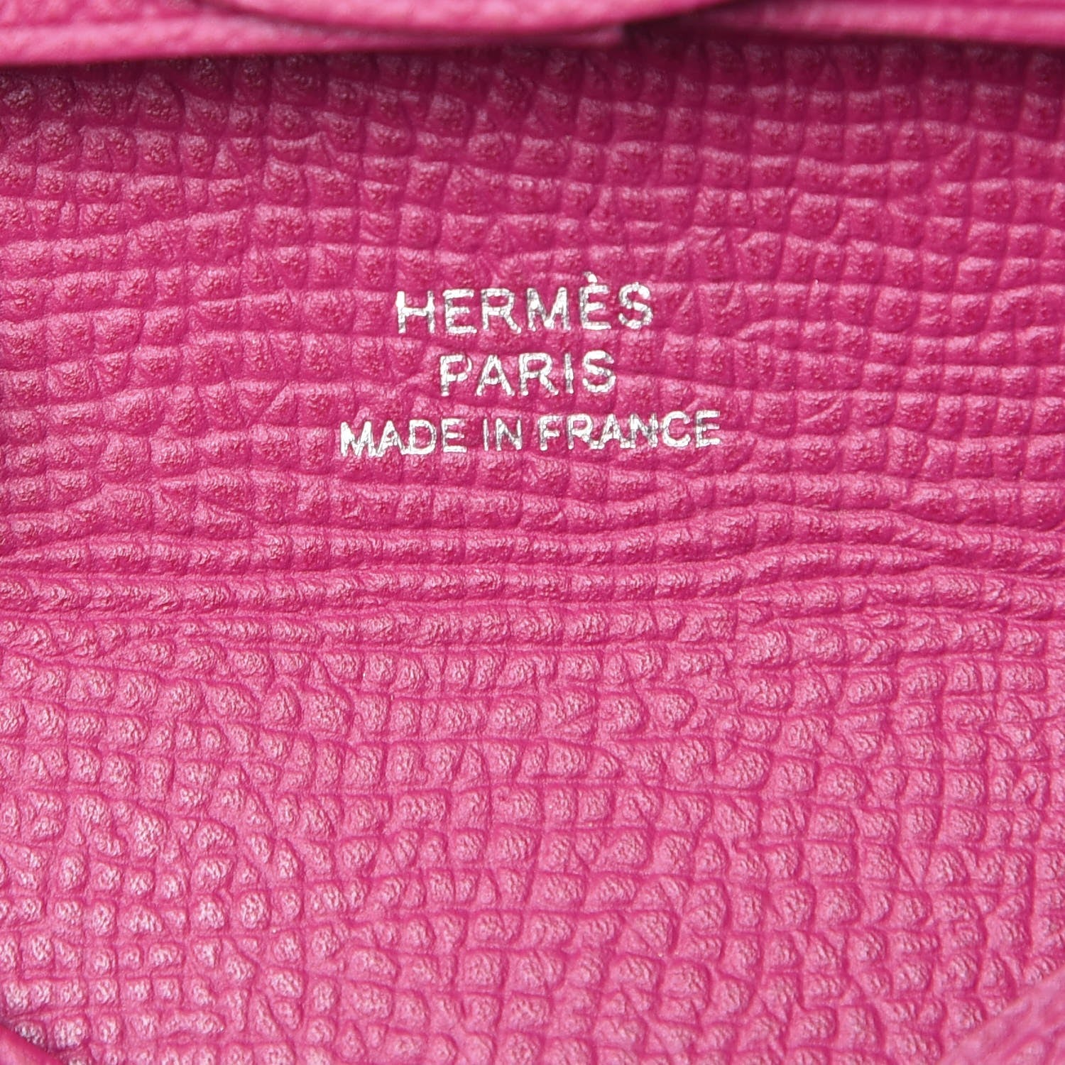 Hermes Epsom Bastia Coin Purse Rose Pourpre 6 of 8