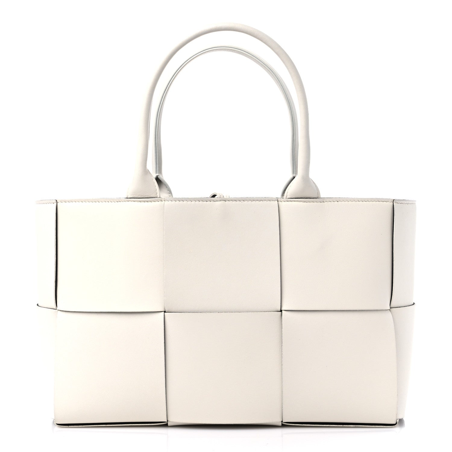 Bottega Veneta Nappa Maxi Intrecciato Small Arco Tote White White 3 of 15