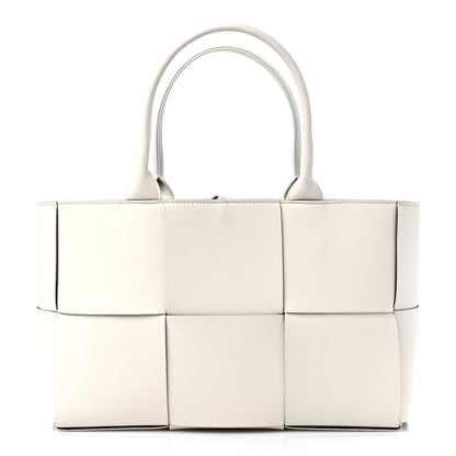 Bottega Veneta Nappa Maxi Intrecciato Small Arco Tote White White 3 of 15