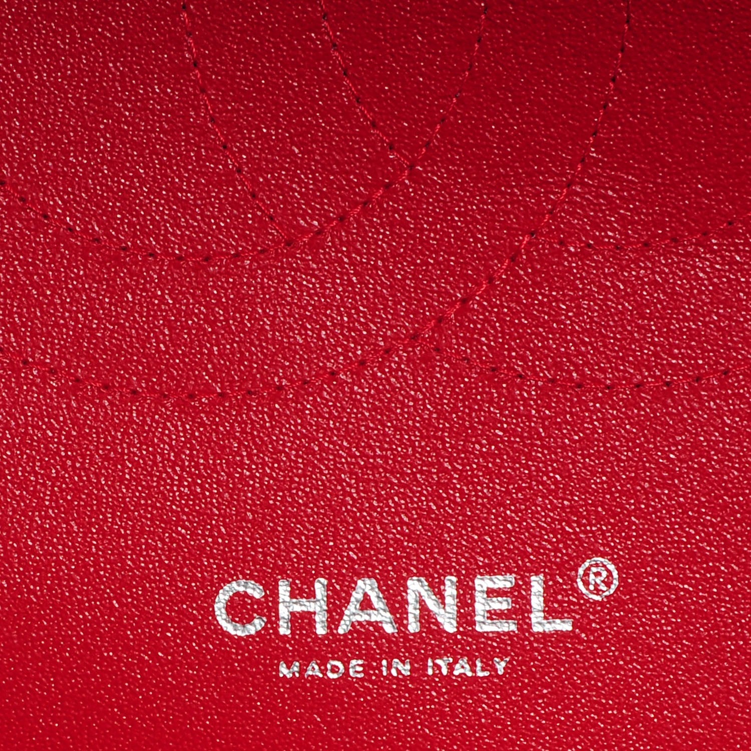 Chanel Lambskin Quilted Jumbo Double Flap Red 7 of 9