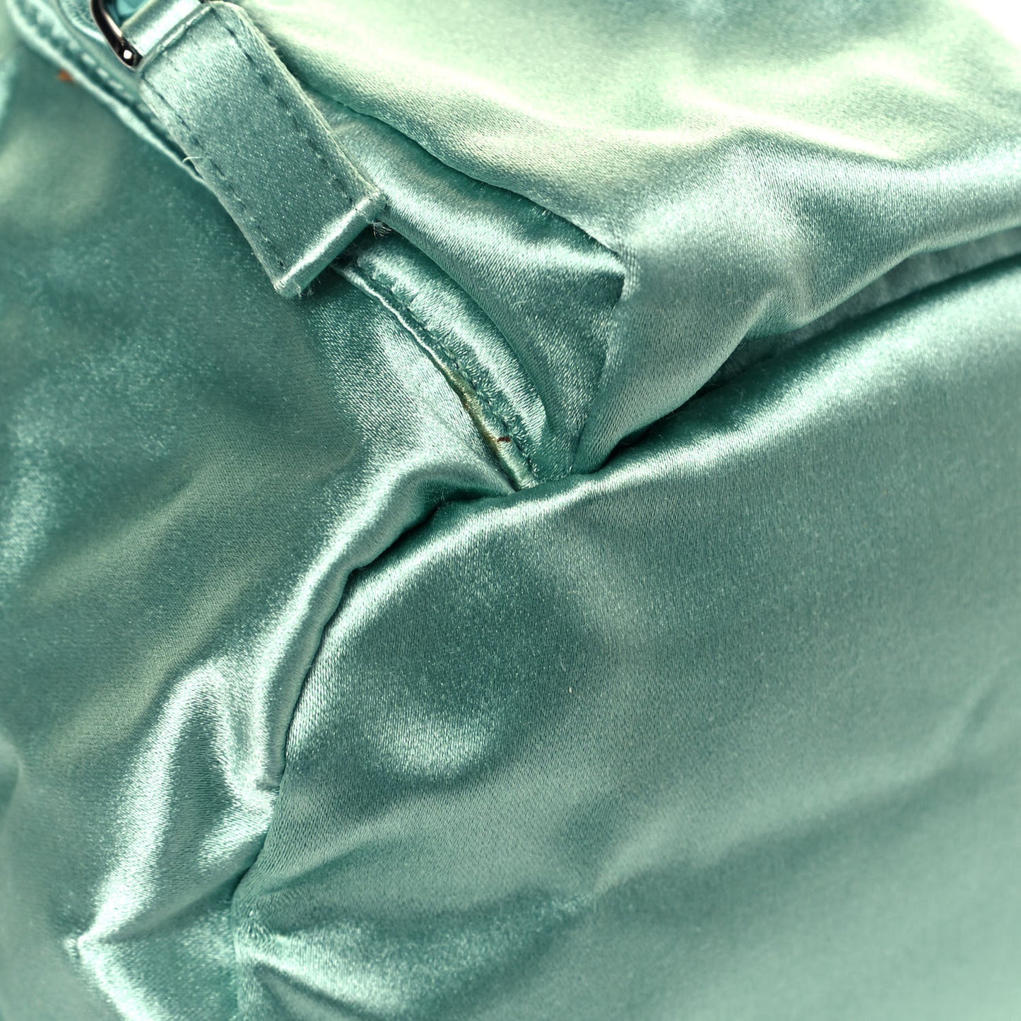 Satin Single Snap Buckle Backpack