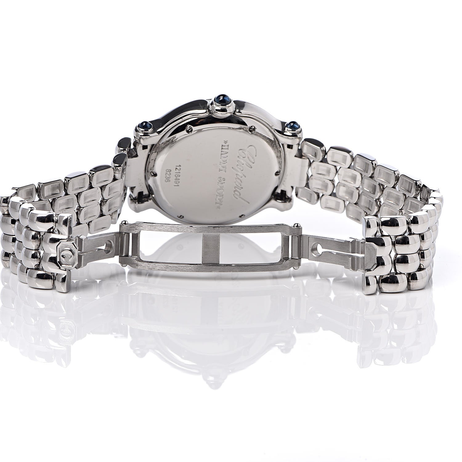Chopard Stainless Steel 7 Diamond 32mm Happy Sport Quartz Watch 5 of 7