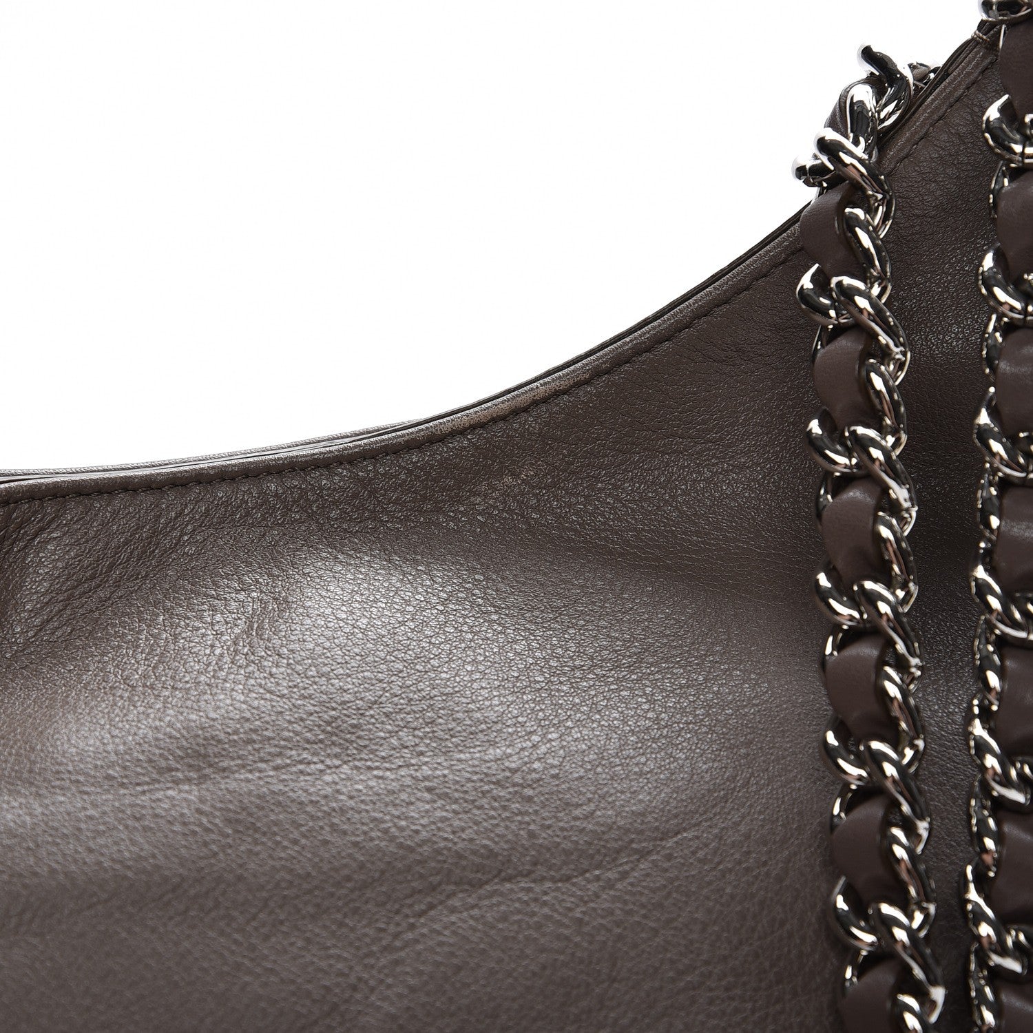 Prada Soft Calf Chain Tote Bambu 11 of 11