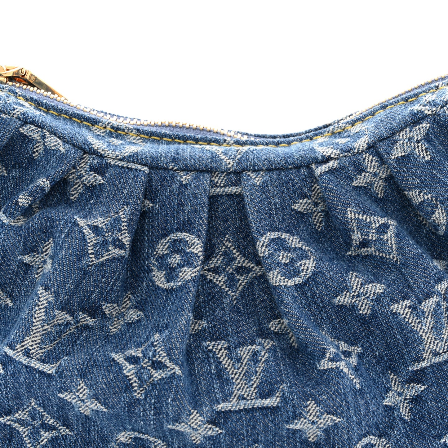 Monogram Denim Pochette Valley Blue
