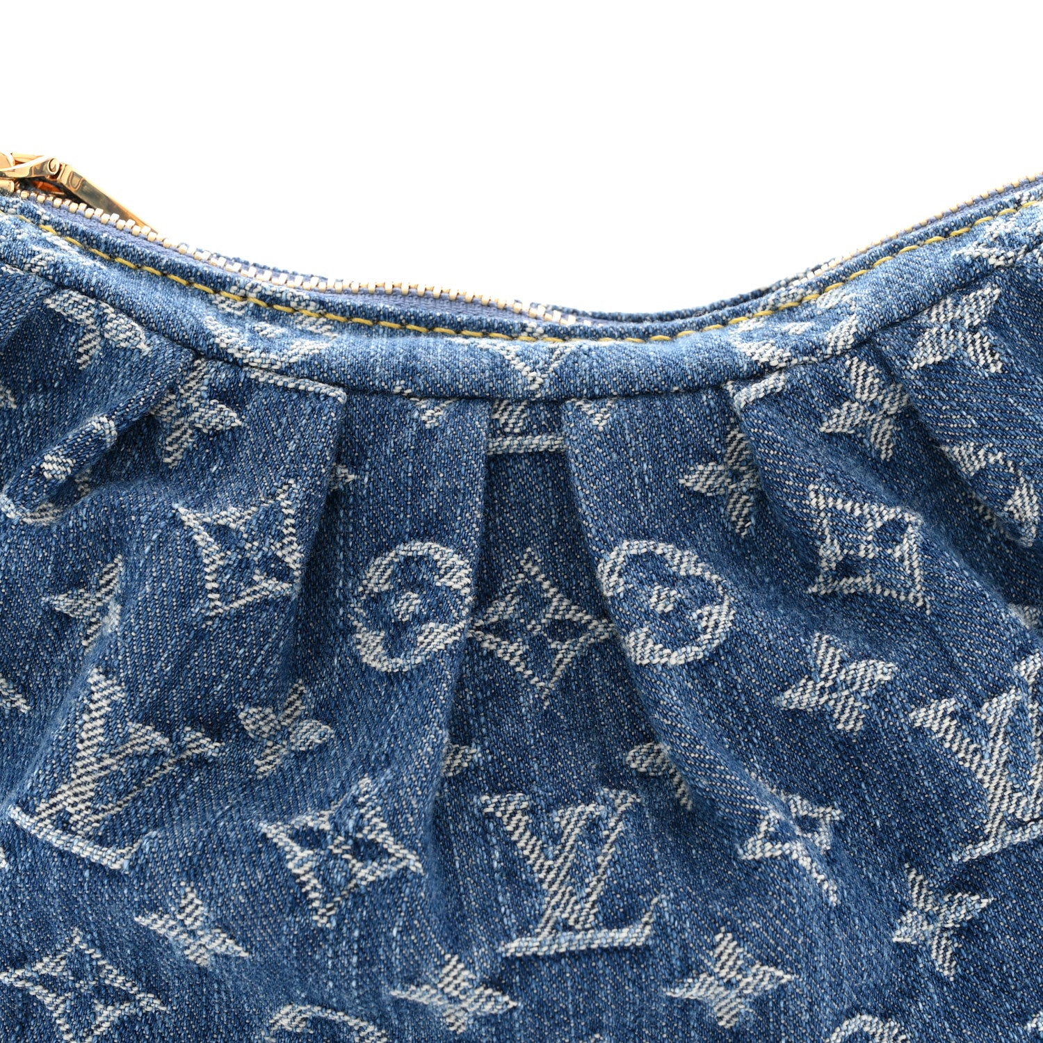 Louis Vuitton Monogram Denim Pochette Valley Blue 7 of 10