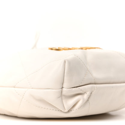 Chanel Shiny Calfskin Quilted Mini Chanel 22 White 9 of 10