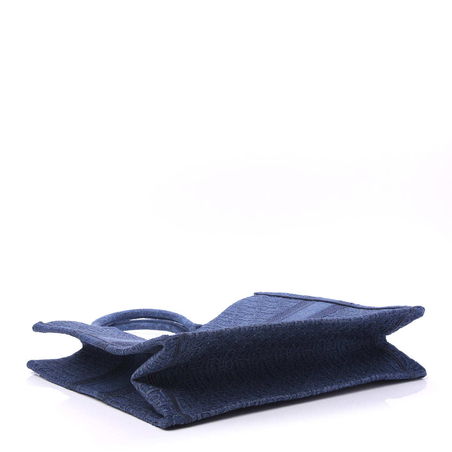 Oblique Denim Book Tote Denim Blue