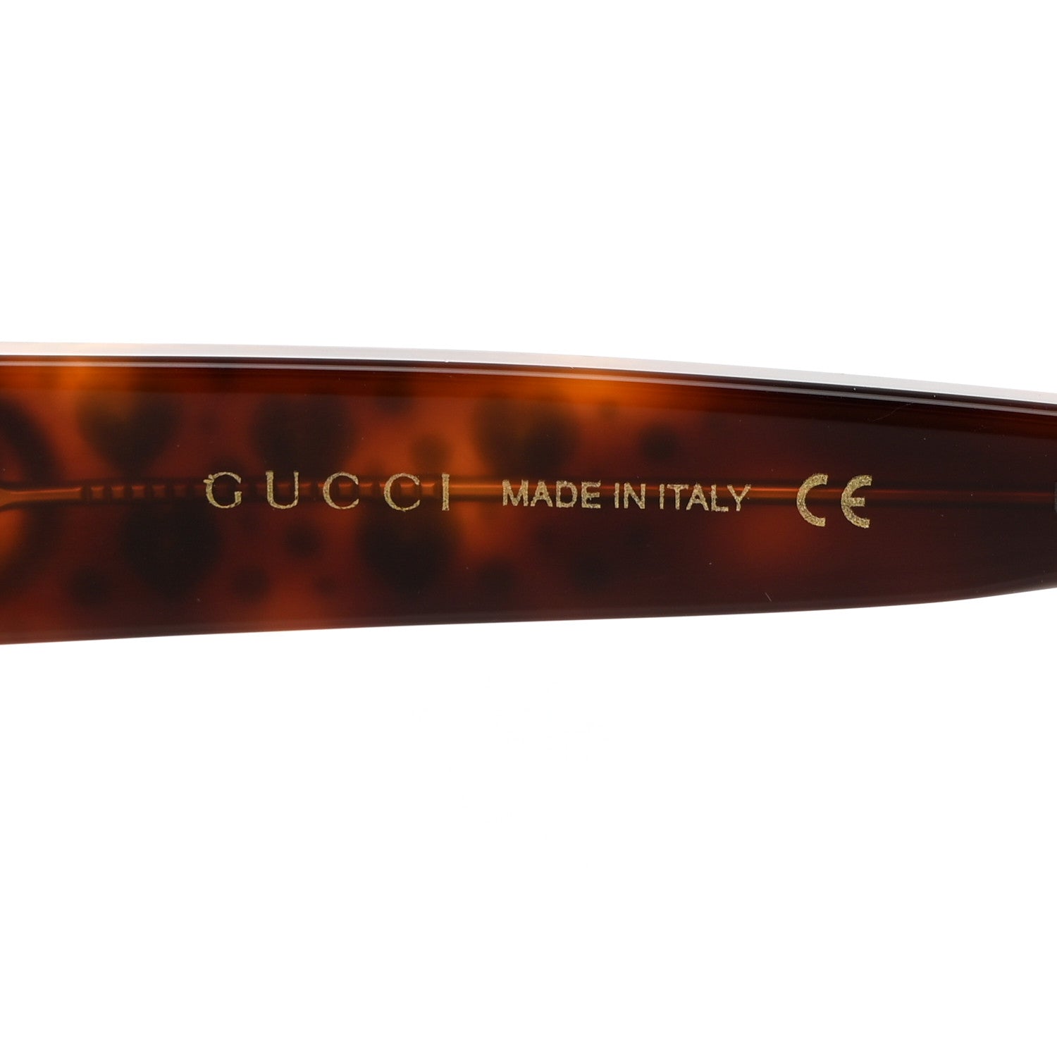 Gucci Crystal Heart Sunglasses GG0308S Havana 6 of 10