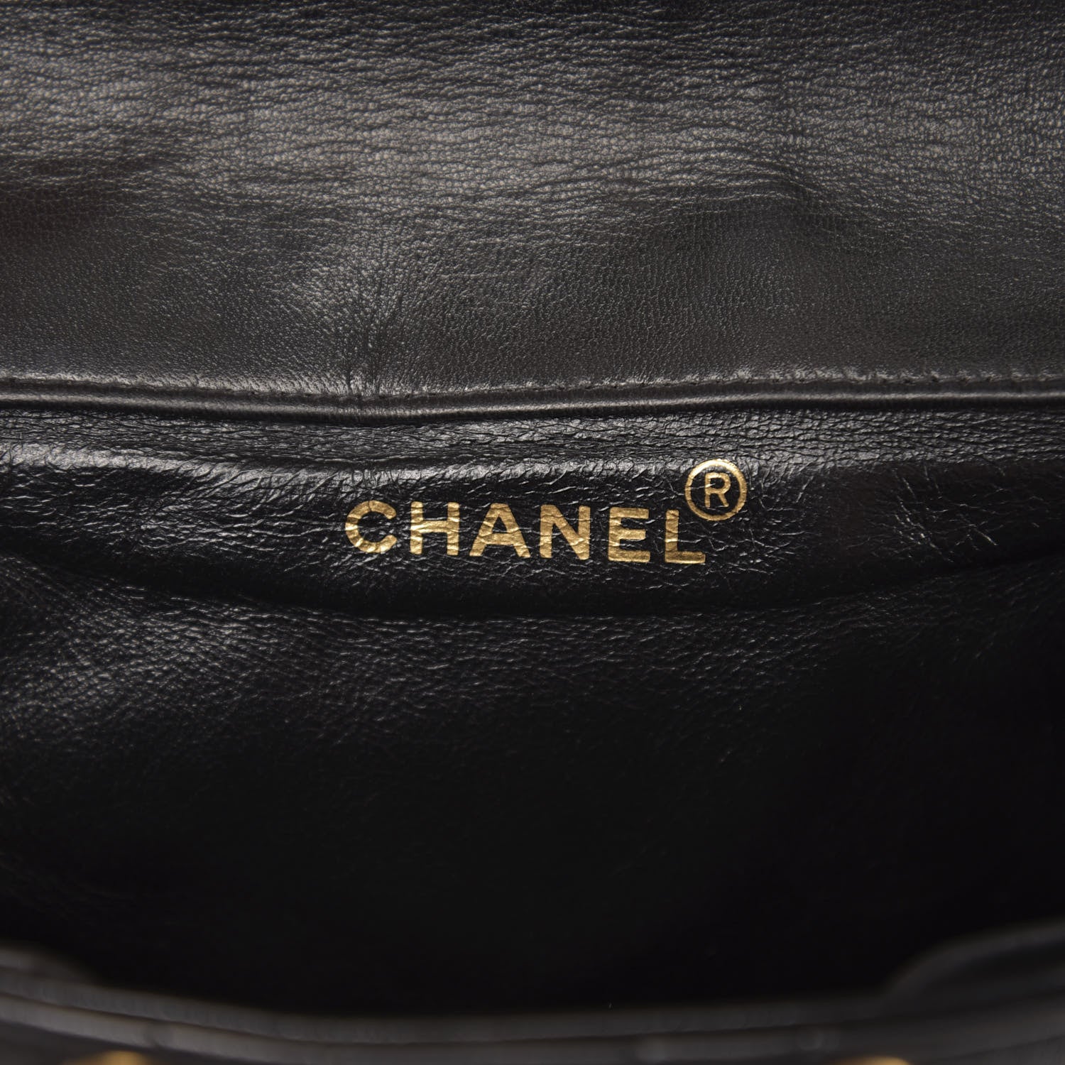 Chanel Lambskin Quilted Drawstring Backpack Black 5 of 14