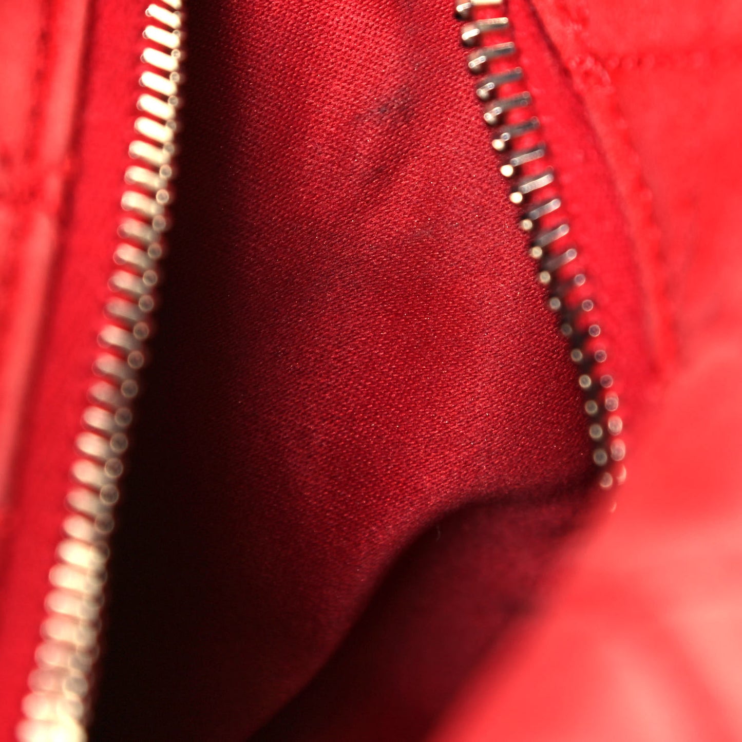 Lambskin Quilted Small Hobo Red