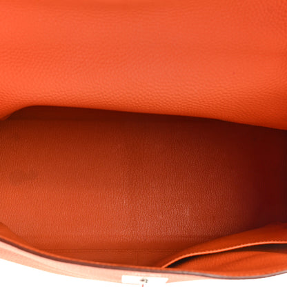 Hermes Togo Kelly Retourne 35 Orange 5 of 18