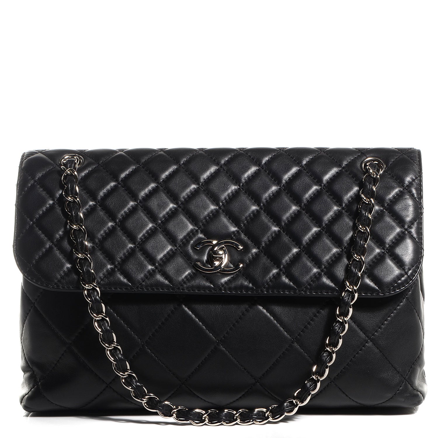 Chanel Calfskin Quilted In the Business Flap Black 1 of 9