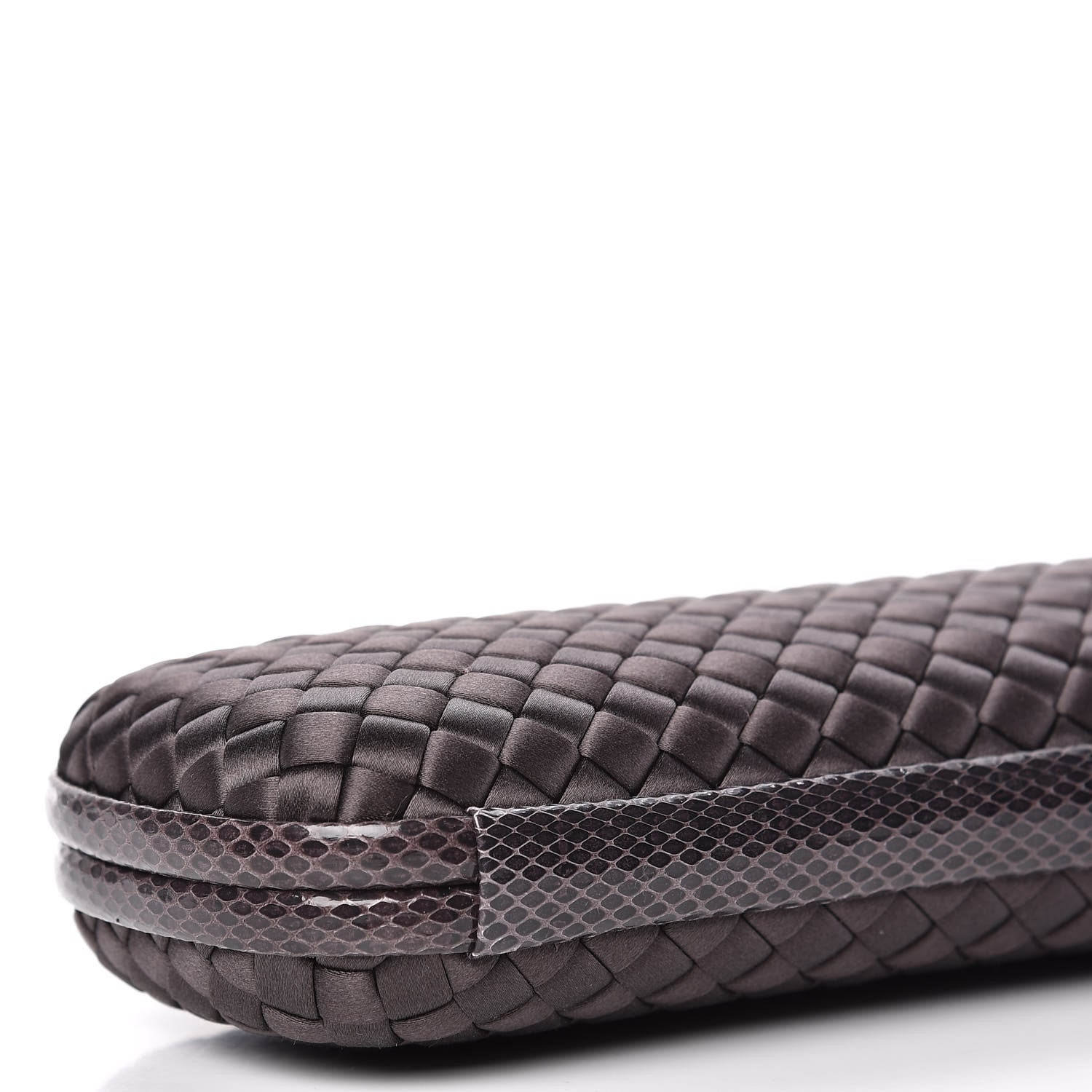 Bottega Veneta Satin Intreccio Impero Ayers Stretch Knot Clutch Quetsche 5 of 9